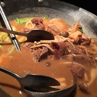 鹿の味噌煮(黒猫夜 赤坂店)