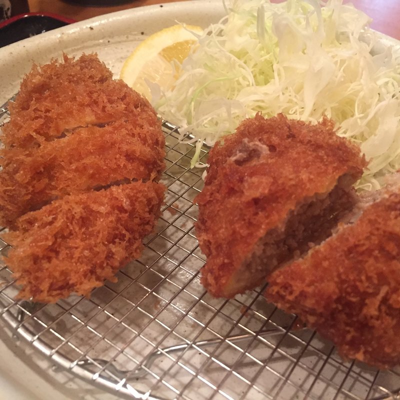 ヒレかつ&メンチ定食(とんかつ はせ川)