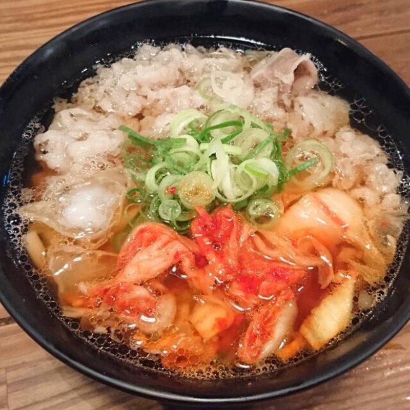 肉キムチかすうどん(かすまる 池田店)