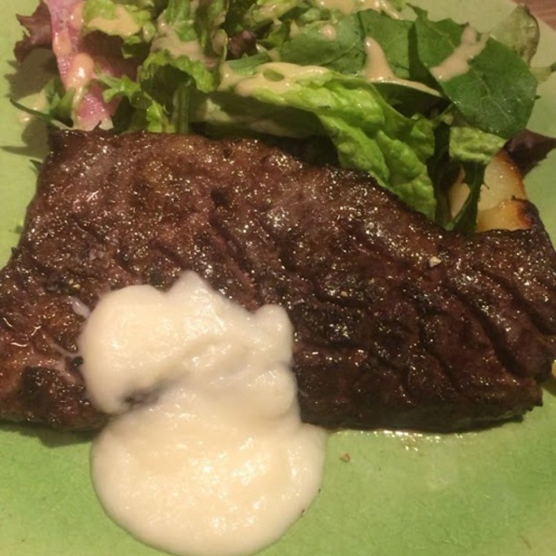 日替わり赤身ステーキ(焼肉炭聖 谷中店)