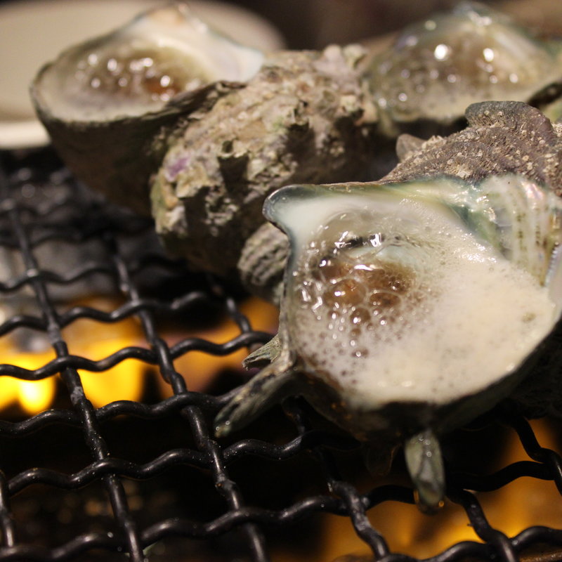 サザエつぼ焼き(三田魚介センター)