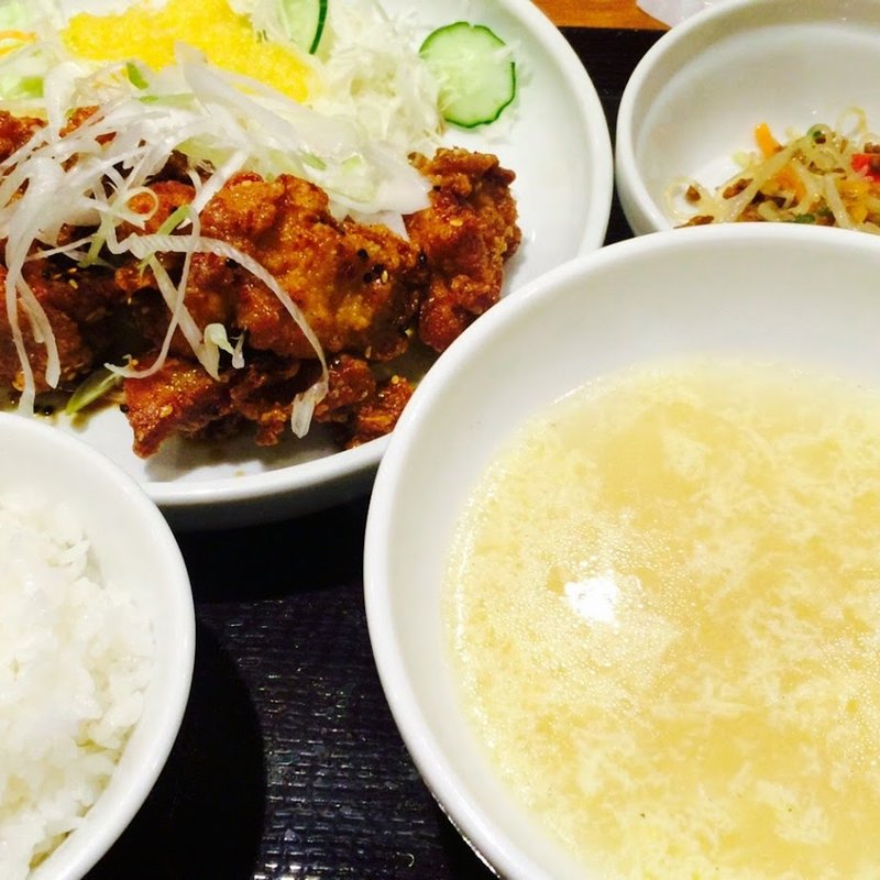 ヤンニョムチキン定食(ぽど 丸の内)