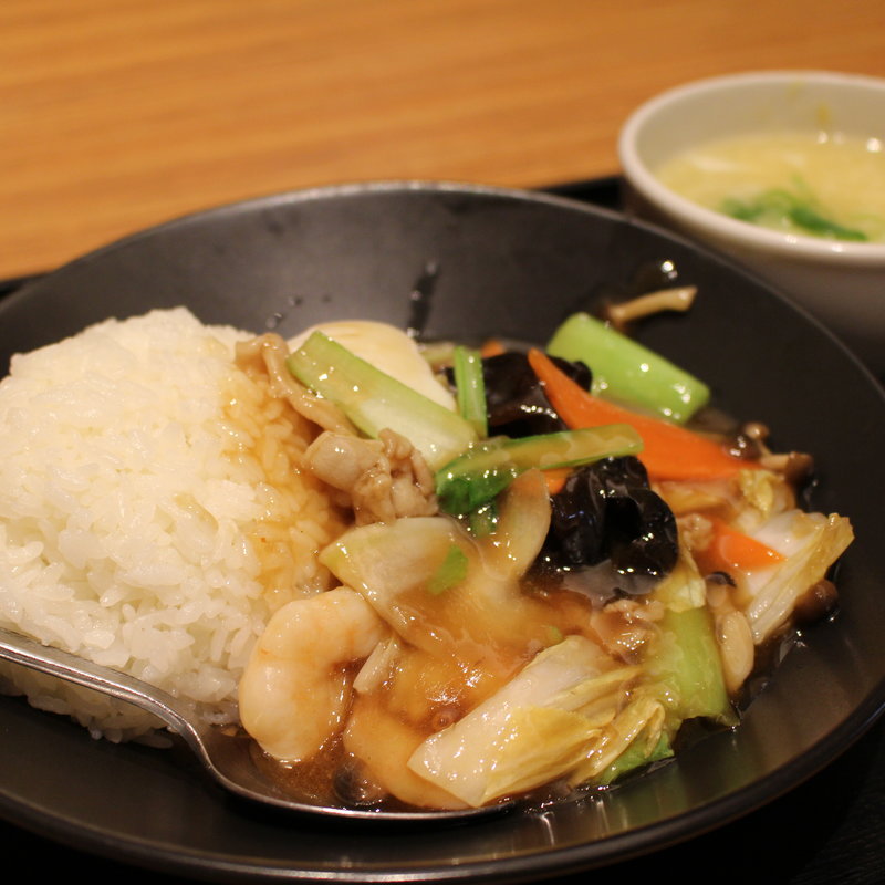 中華丼セット(王記厨房 大和店 （オウキチュウボウ）)