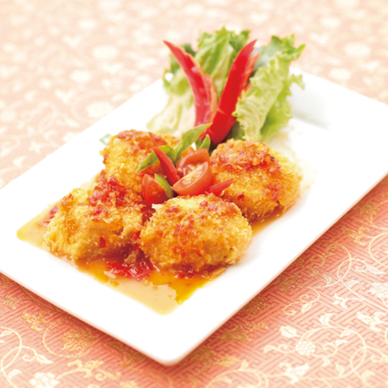 カニクリームコロッケ　スパイシーソース(バンコクキッチン 有楽町店)