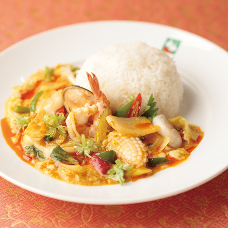 海鮮餡かけ炒飯(バンコクキッチン 有楽町店)