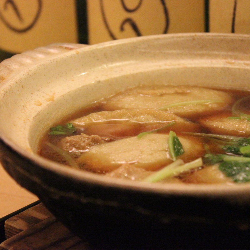 鴨汁　そばがき(山せみ )