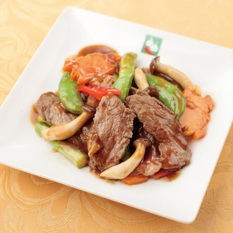 和牛ときのこのオイスターソース炒め(バンコクキッチン 有楽町店)