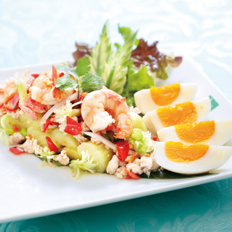 ヤムマクアヤーオ(バンコクキッチン 有楽町店)