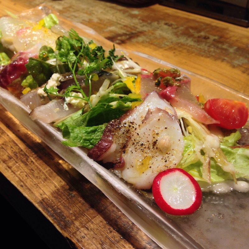 瀬戸内直送　活〆鮮魚のカルパッチョ ハーフ(Setouchi Kitchen （セトウチキッチン）)