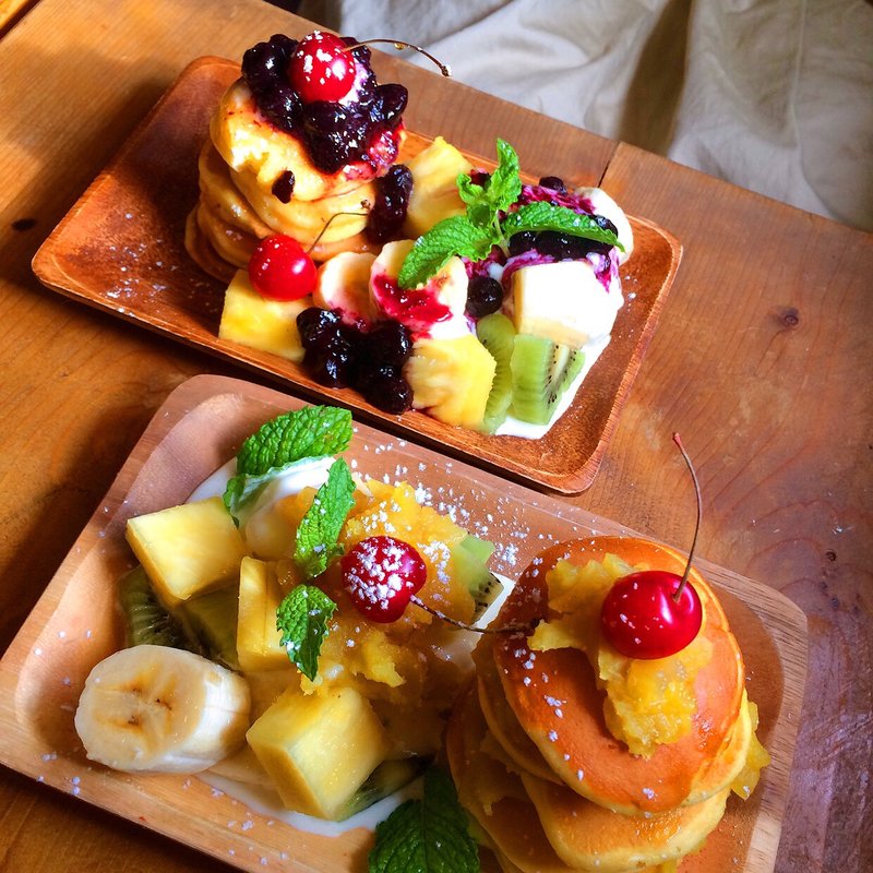 マロンとさつまいものパンケーキ(シェブロンカフェ （SHEVRON CAFE）)