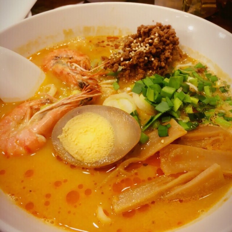 エビ味噌坦々麺(蒼龍唐玉堂 吉祥寺店 （ソウリュウトウギョクドウ）)