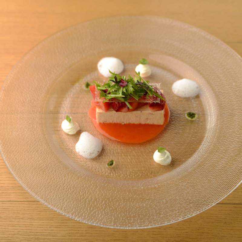 レバームース　イチゴ添え(code kurkku)