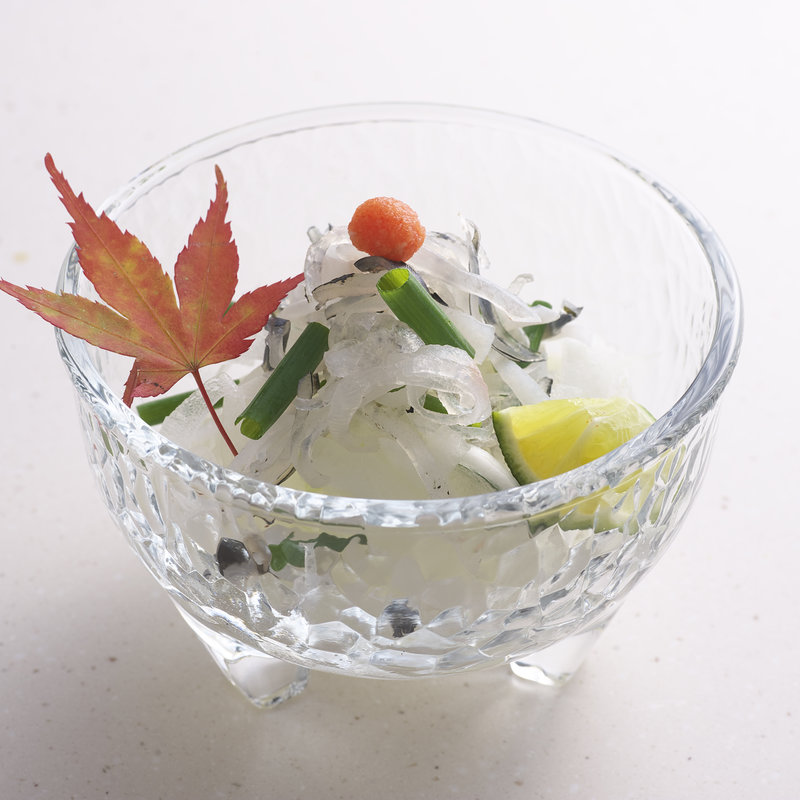 河豚皮ポン酢(焼ふぐ 優ふく 東心斎橋)