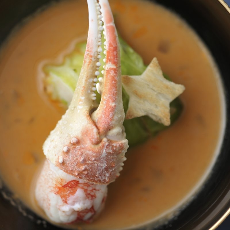 タラバガニのクリーム仕立て(星家)