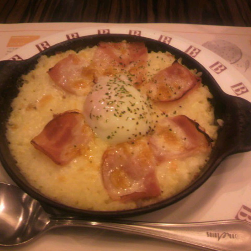 ベーコンと卵のカルボナーラ風ドリア(BISTRO309 サンシャインシティアルパ店)