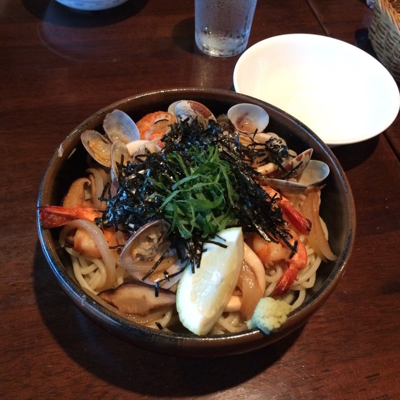 玄界灘風スパゲティ(パスタフレスカ 英)