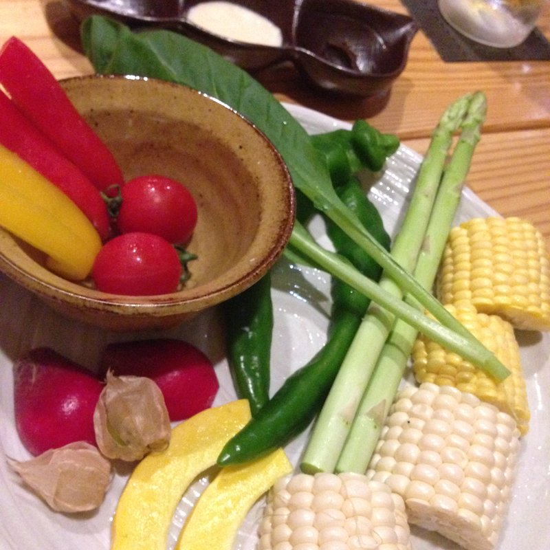 いろいろ野菜盛り(農家のおすそわけ はな豆)