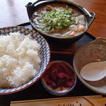 もつ煮込み定食
