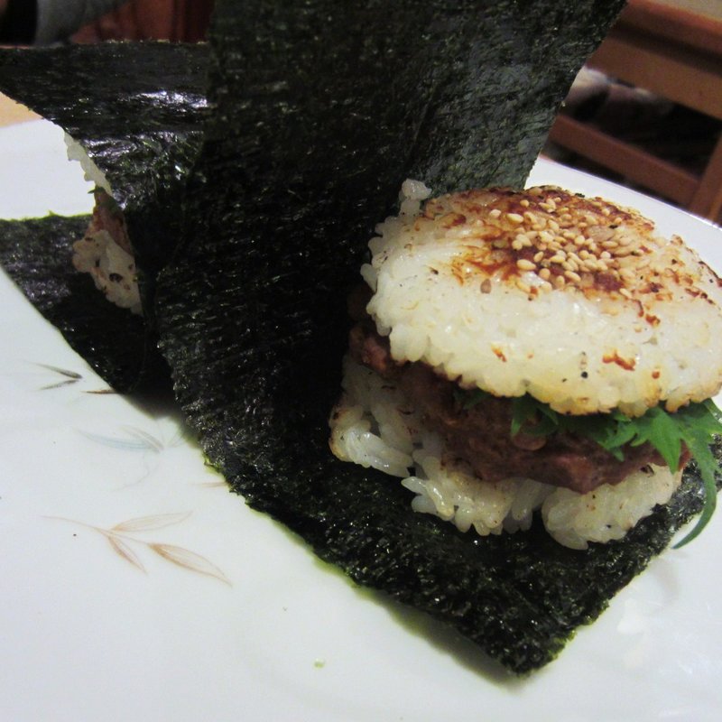 まぐろ味噌飯バーガー(蛇の目鮨本店 )