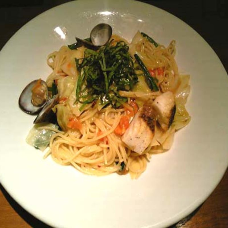 ボンゴレ　ビアンコ　or　ロッソ（浅利のパスタ）(神戸牛・鉄板焼ステーキ きづな 三ノ宮)