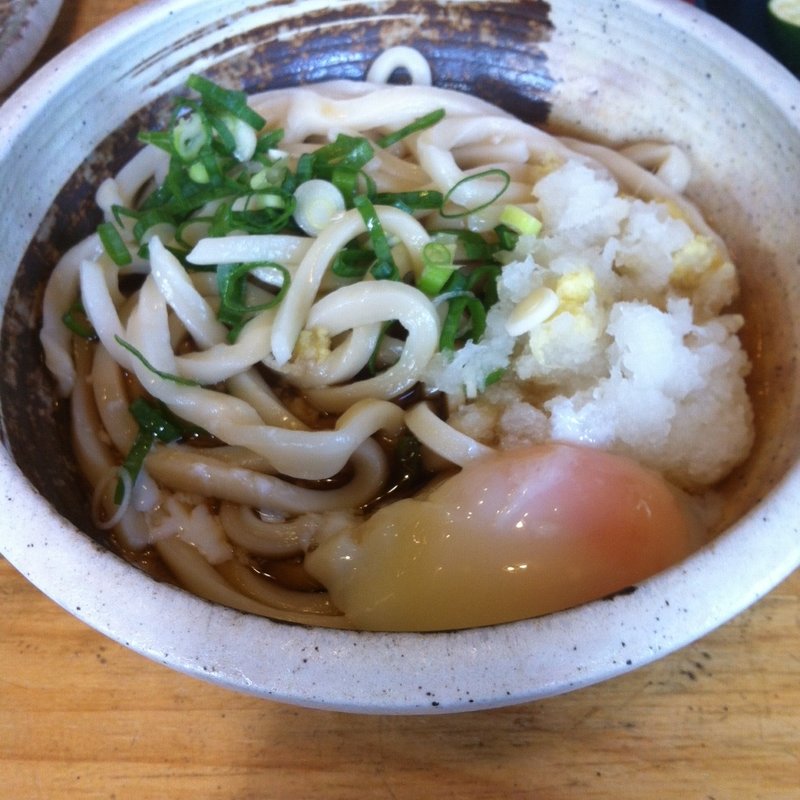 おんたまぶっかけうどん(讃岐こんぴら つるつるうどん)