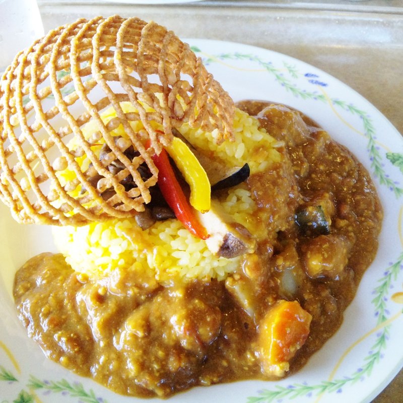 六甲枝垂れカレー(六甲ビューパレス)