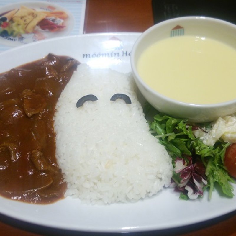 ムーミンファミリープレート(ムーミンカフェ 東京スカイツリータウン・ソラマチ店)