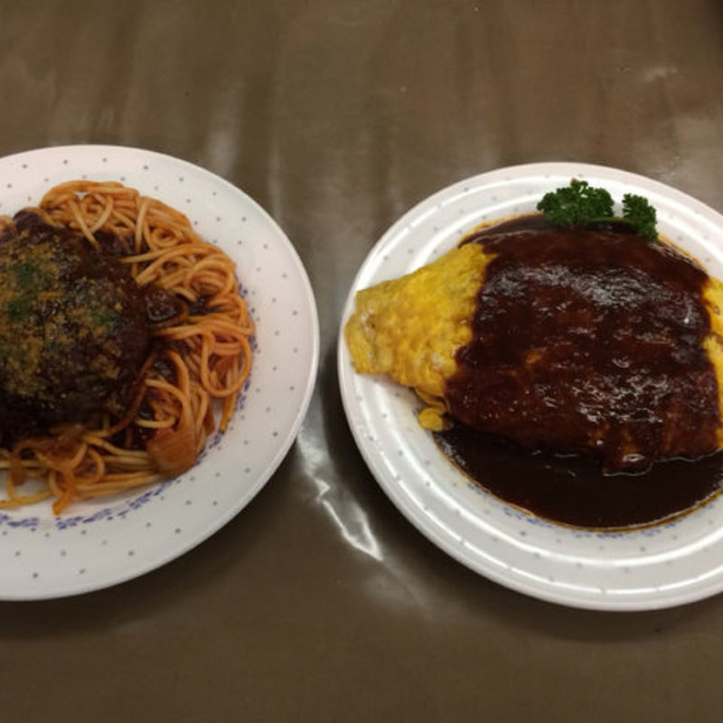 オムライス　＆　ナポリタン(グリル フレーバー 銀座本店 )