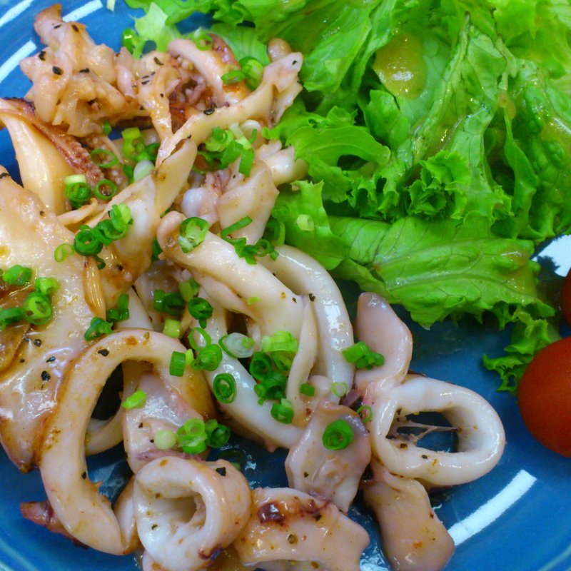 イカバター炒め(大衆割烹ふる庄)