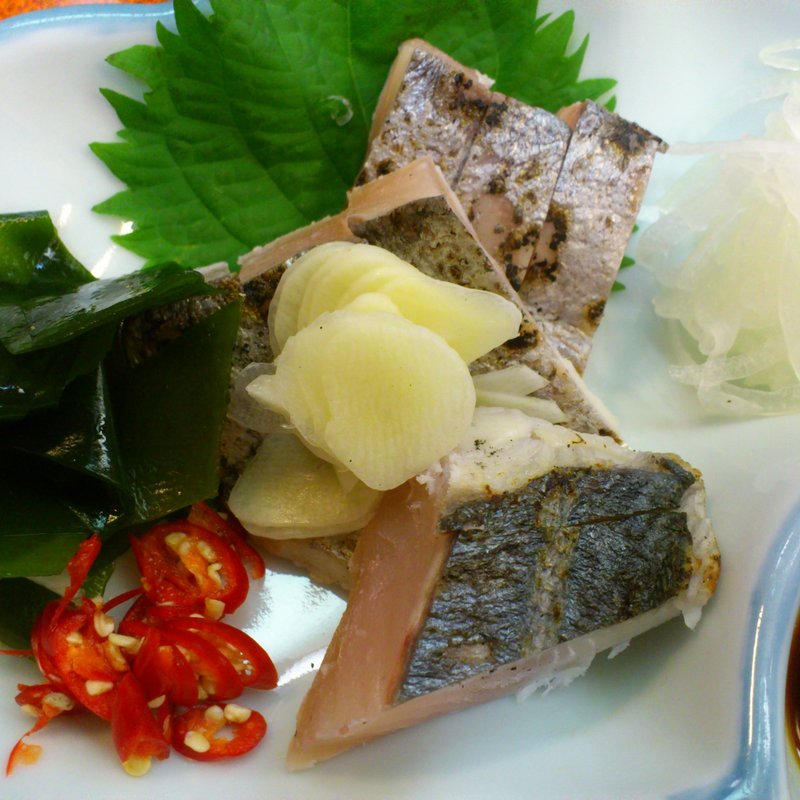 サバ刺(大衆割烹ふる庄)