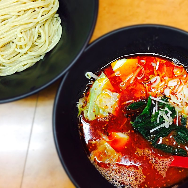 うま辛つけめん(武蔵家　幡ヶ谷店)