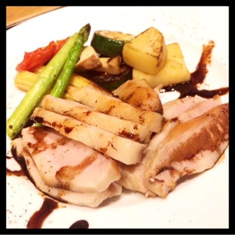 合鴨のロースト～オレンジバルサミコソース～(青二才 （アオニサイ）)