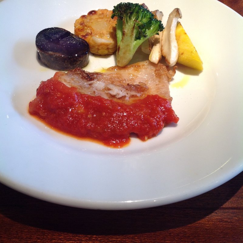 カジキのトマトソース(フィッシュマンズマルヤマ)