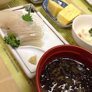 朝イカ定食(きくよ食堂本店)