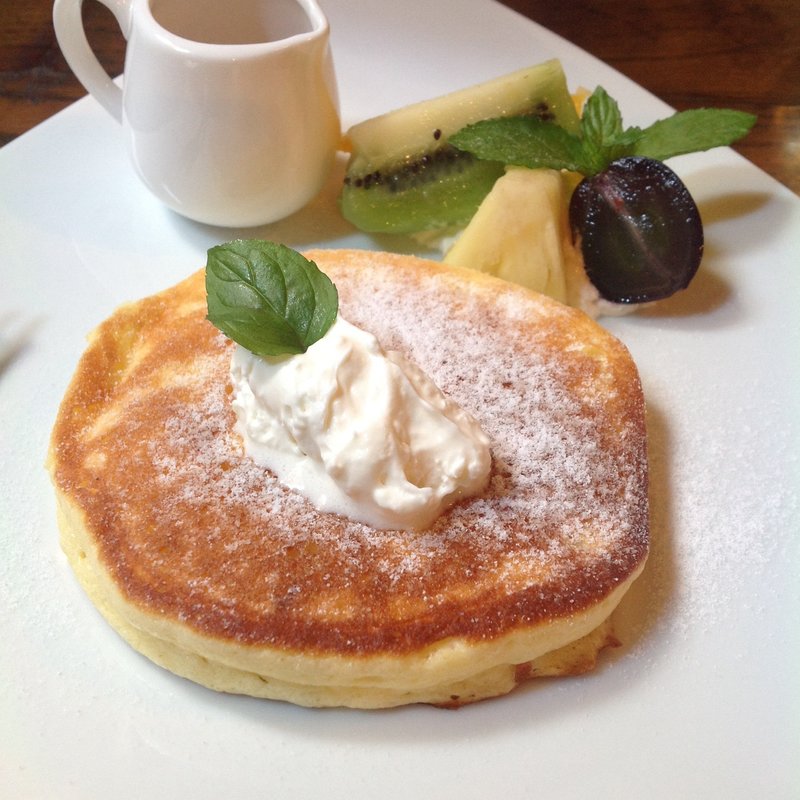 ハーフサイズパンケーキ(ジョリージェリーフィッシュフロムカリカリ)