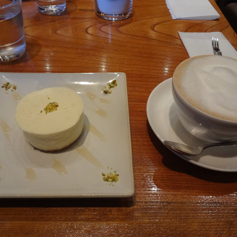 柚子のチーズケーキ(合羽橋珈琲)