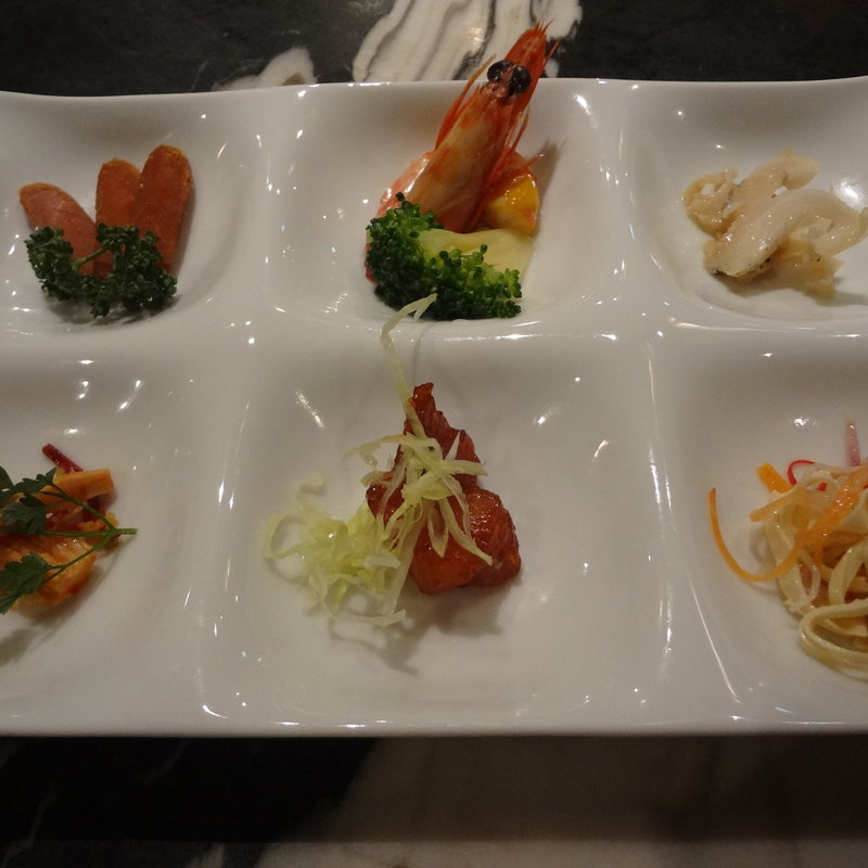 冷菜六種の盛り合わせ(全聚徳 銀座店)