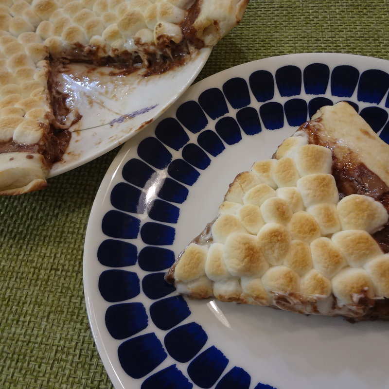 チョコレートチャンクピザ(MAX BRENNER CHOCOLATE BAR Omotesando Hills)