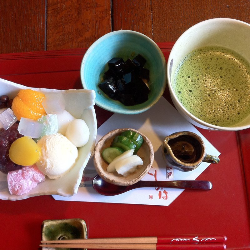 ことのはあんみつ(甘味処ことのは)