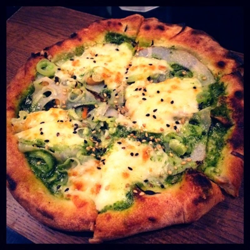 ひじきジェノバ　ピッツア(バルバラ ルミュウ （Barbara Le mieux）)