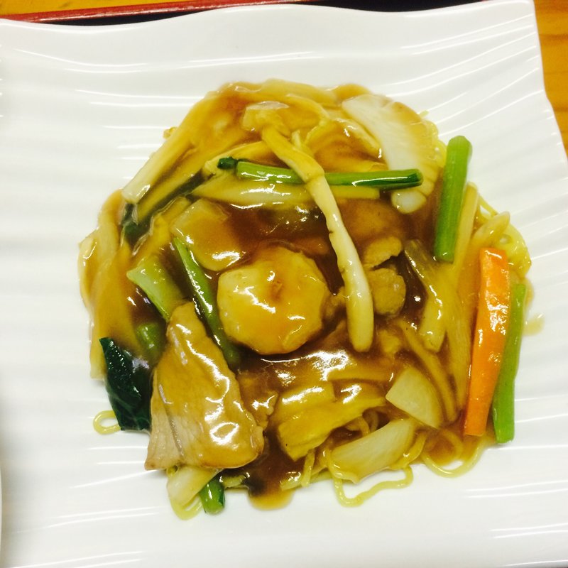 五目あんかけ焼きそば(中国料理 大和殿＆とんかつ専門 とん殿 )