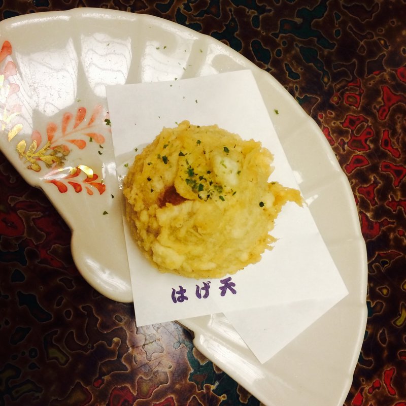 アイスクリームのてんぷら(はげ天)