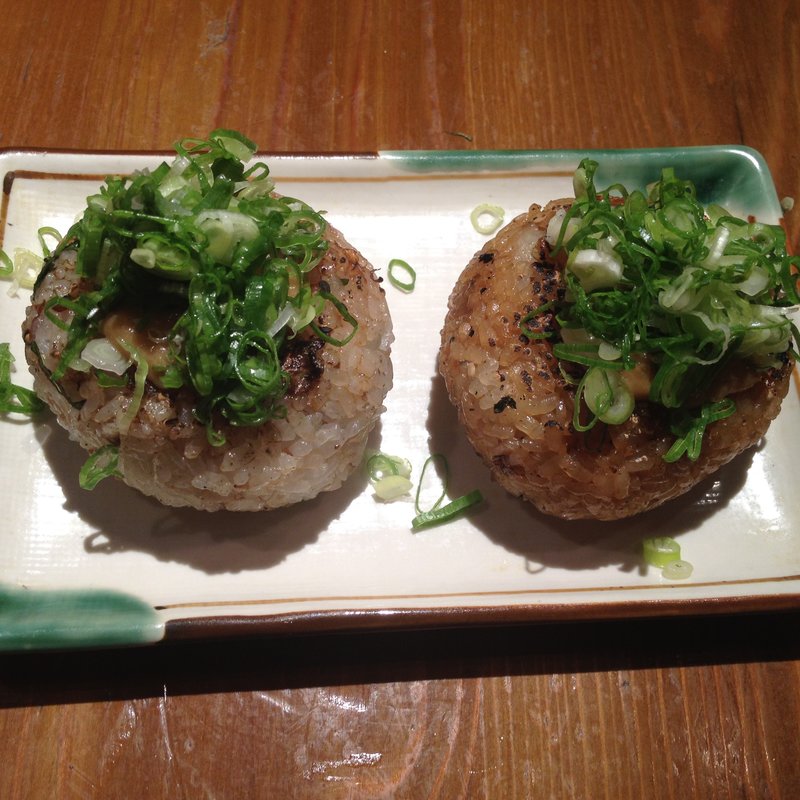 葱みそ焼きおにぎり(もつ焼ウッチャン 池尻大橋店)