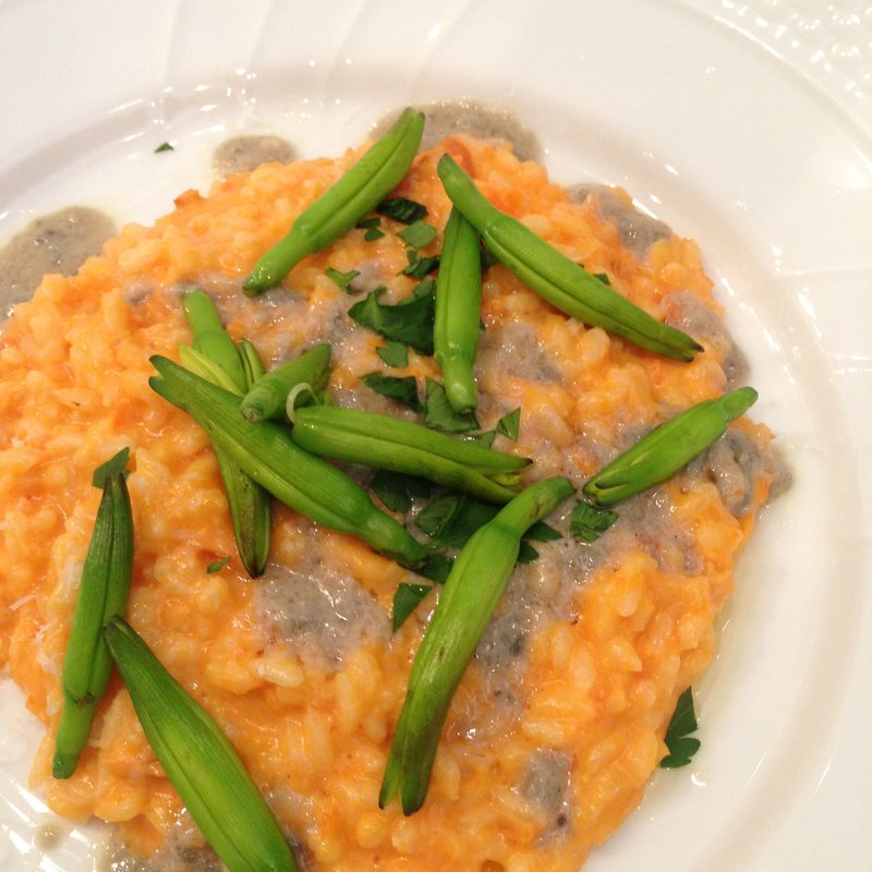 ゴルゴンゾーラと季節野菜のリゾット(モスト)