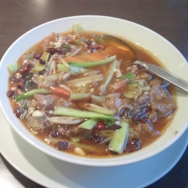 牛肉の四川風煮込み(台湾料理　福味　阿南店)