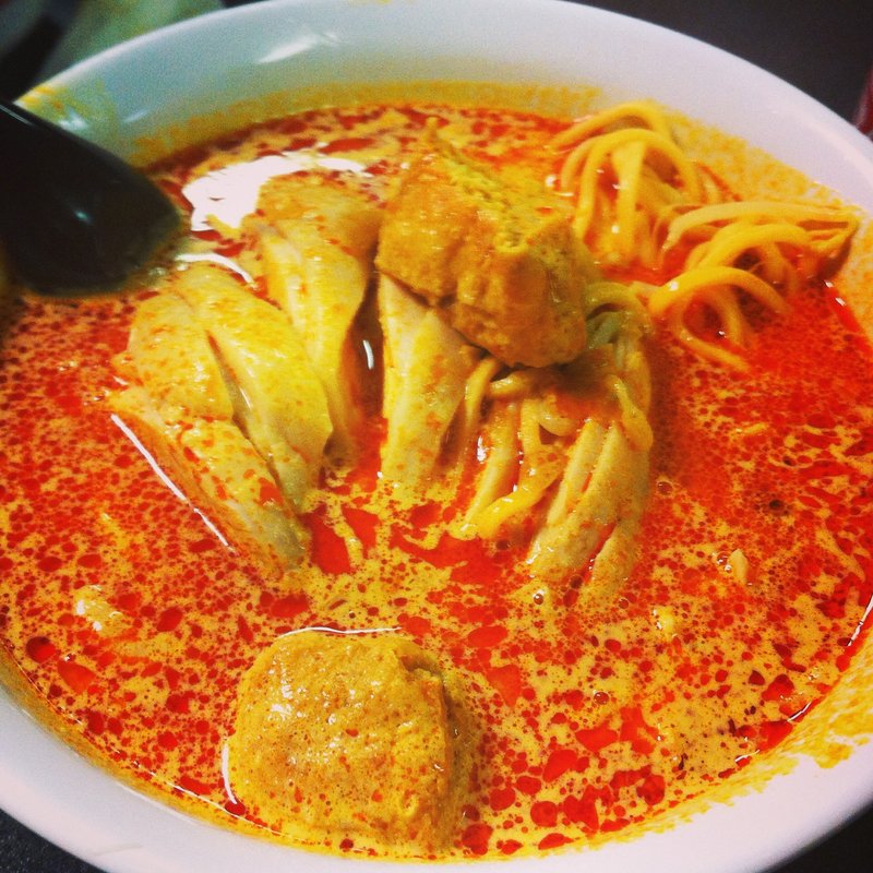 drumstick chicken laksa( Malay-Chinese Takeaway)