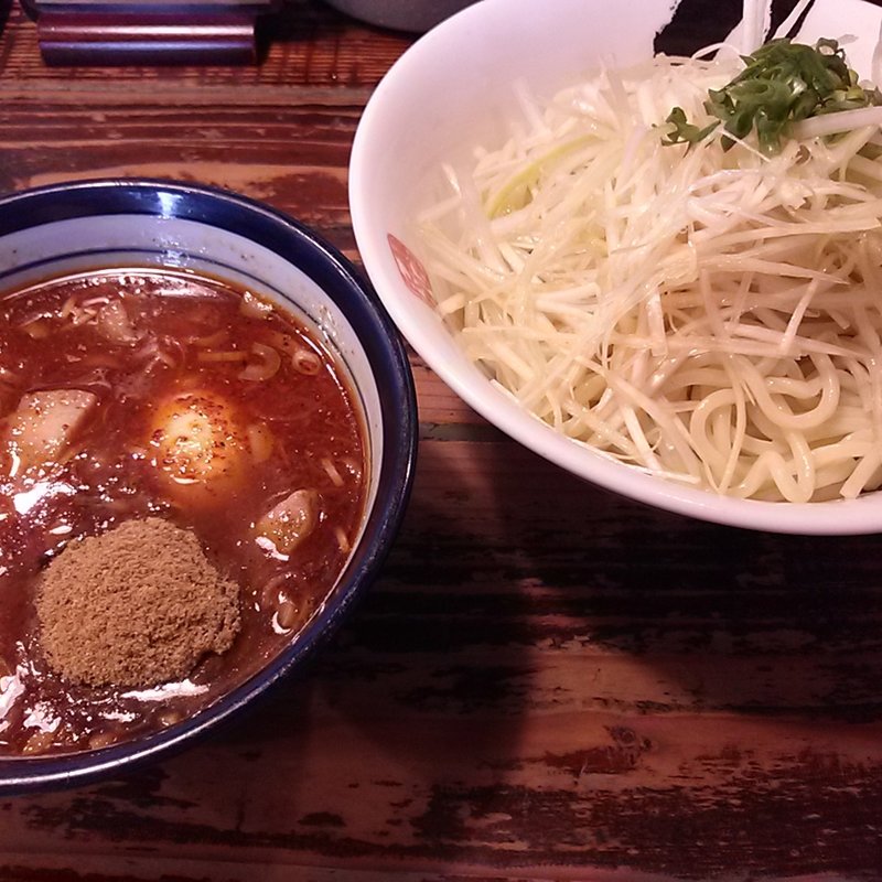 カラネギつけ麺(麺屋　久兵衛)