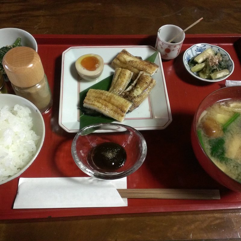 みそだれ白焼きうなぎごはん(食事処千の水)