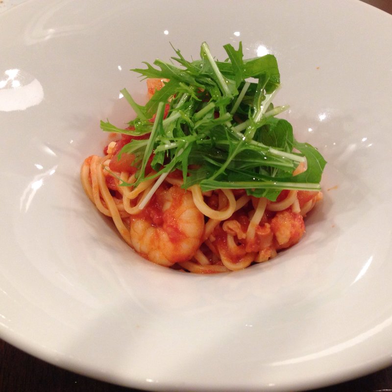 いろいろ魚介のラグートマトソースパスタ(メゾンパタジェ （MAISON DE PARTAGE）)