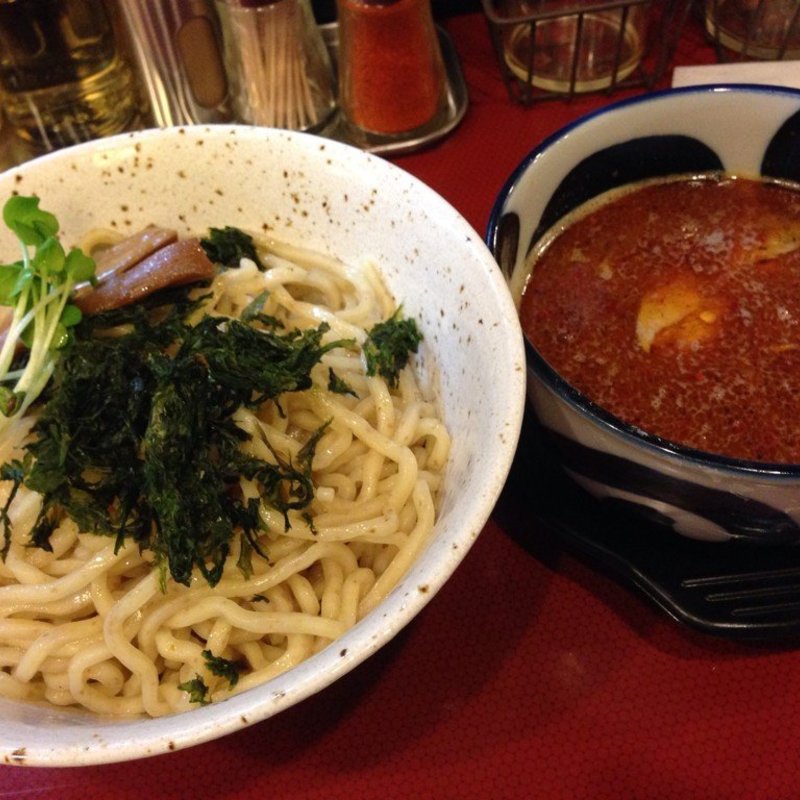 旨辛つけめん(つるかめ 本店 )